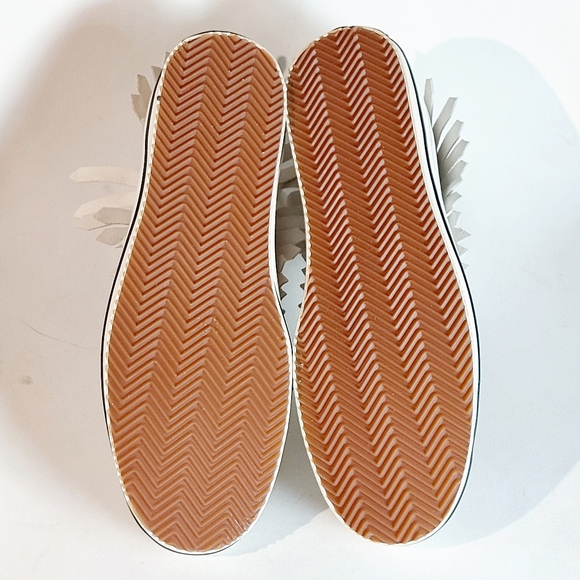 Host Pick🔥Palm Angels white fringe basket high vulcanized sneakers, EU41, NWT - Picture 11 of 13